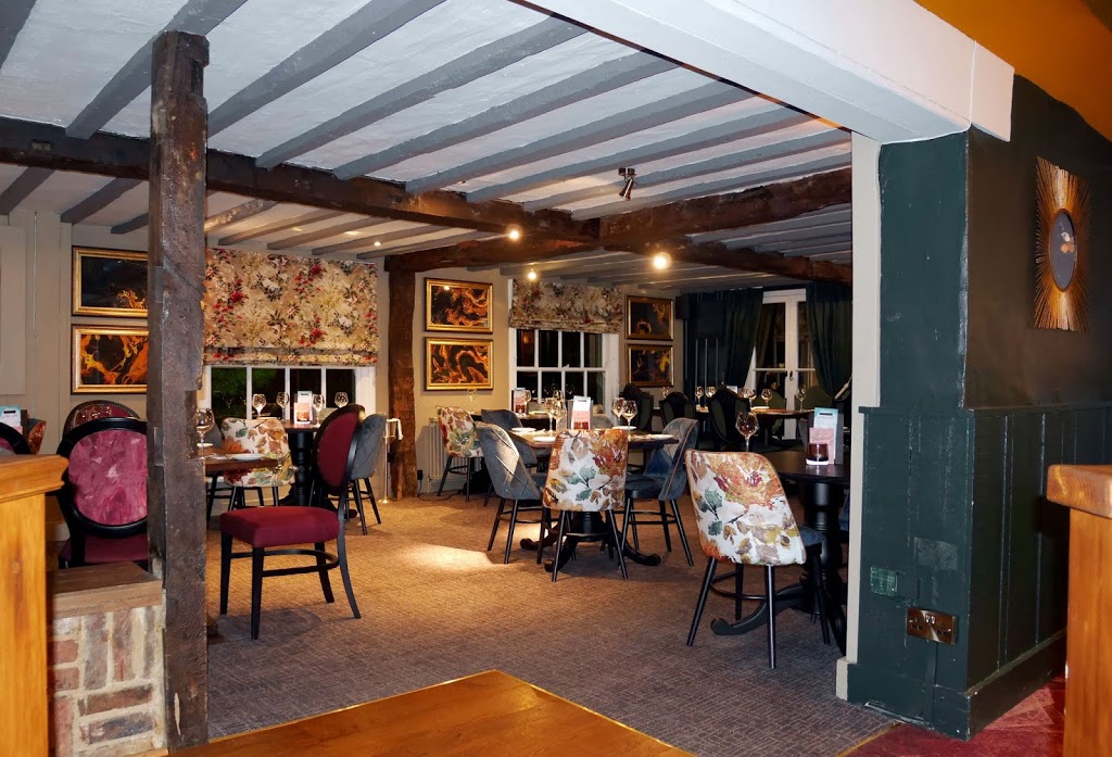 A dining area at The Horseshoes in East Farleigh, Kent