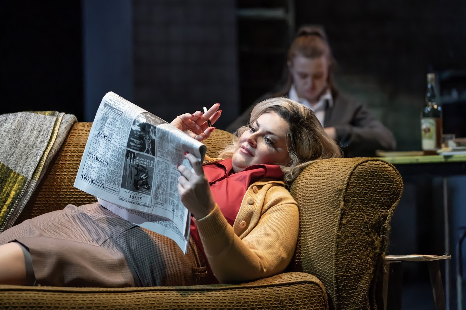 Jodie Prenger and Gemma Dobson in The National Theatre's A Taste Of Honey