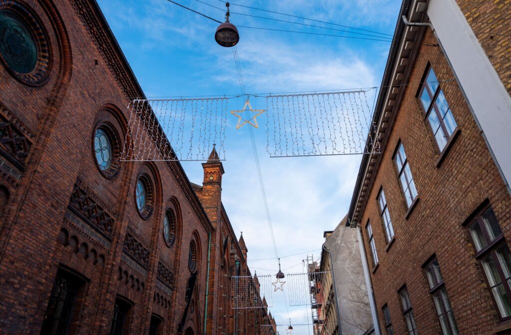 Downtown Copenhagen in December