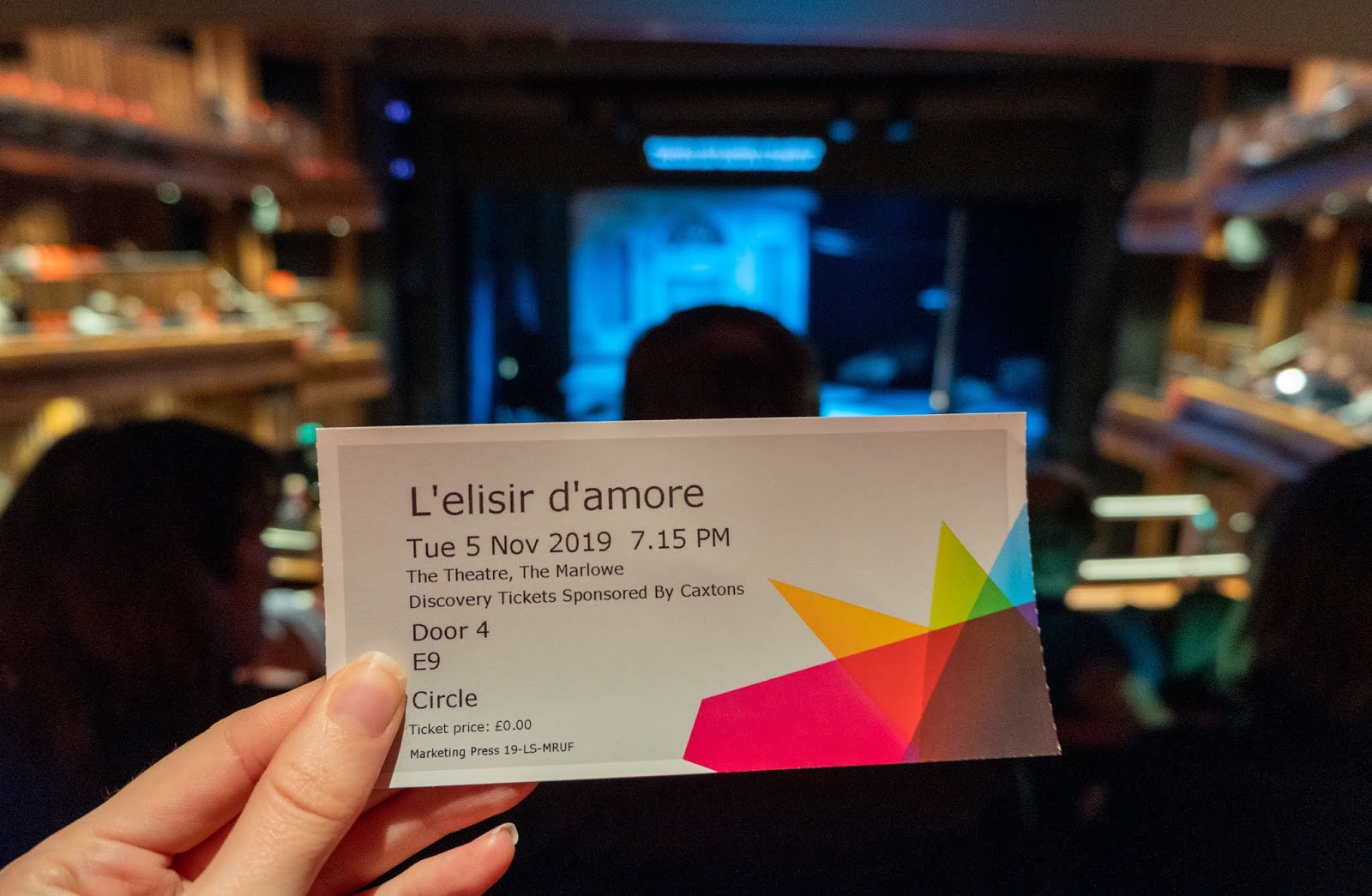 L'elisir d'amore opera at the Marlowe Theatre, Canterbury