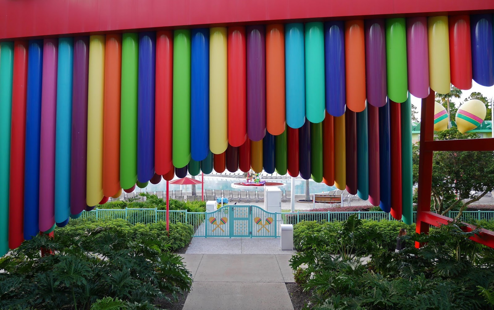 The pool at Disney's All-Star Music resort, Florida