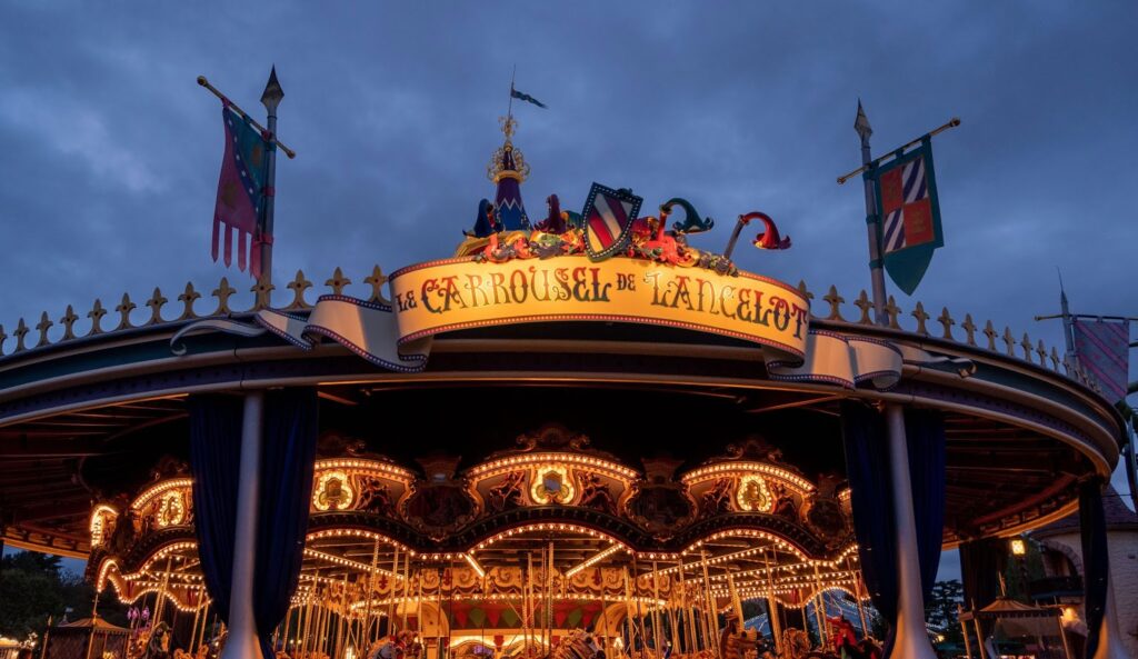 The carousel at Disneyland Paris