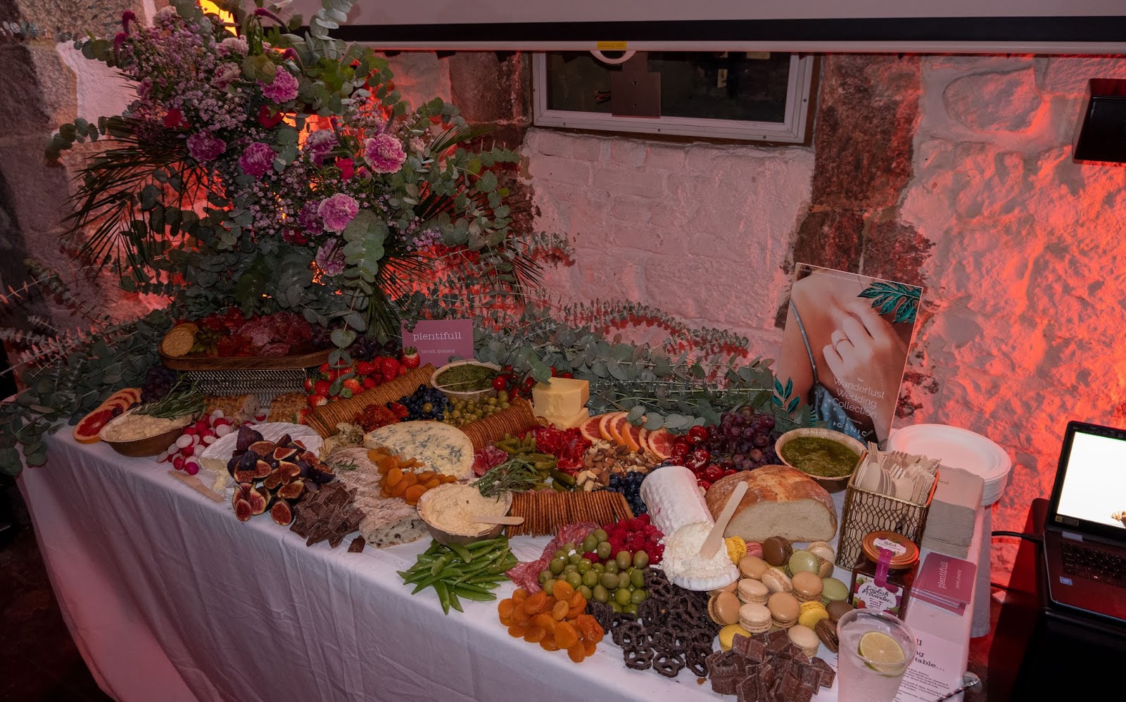 Refreshments at the Iconic Jewellery Store Wedding Collection launch in Canterbury, Kent