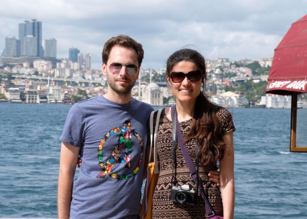 Kat and Stuart visiting the Asian side of Istanbul, Turkey