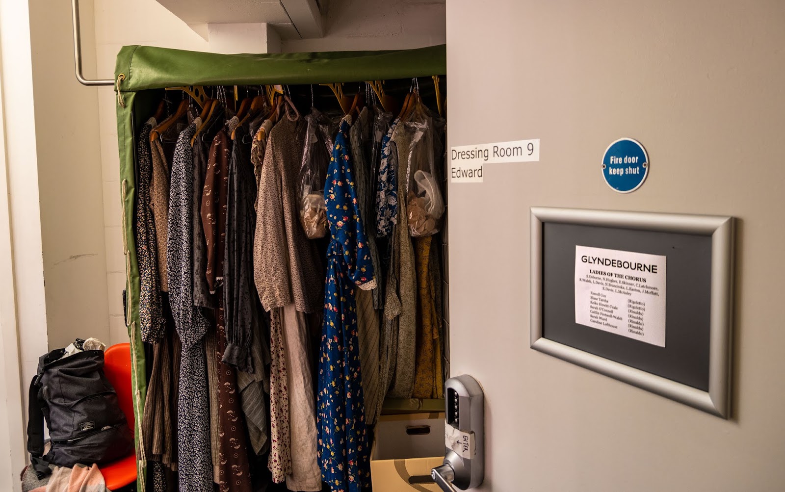 1940s costumes for Glyndebourne's L'elisir d'amore at the Marlowe Theatre, Canterbury