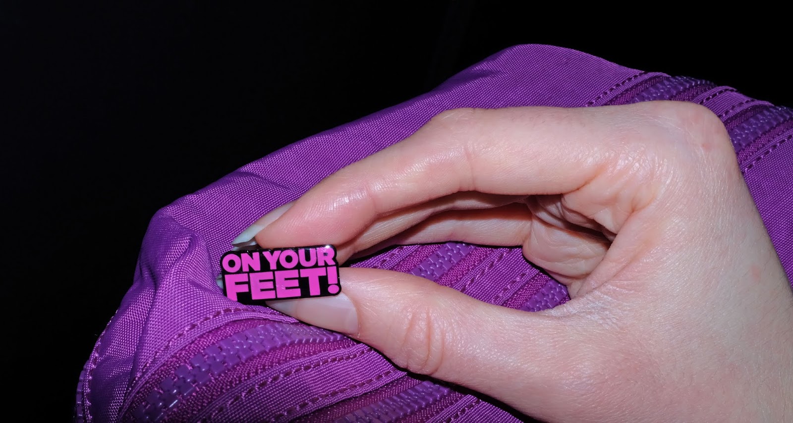 On Your Feet! musical collectable pin