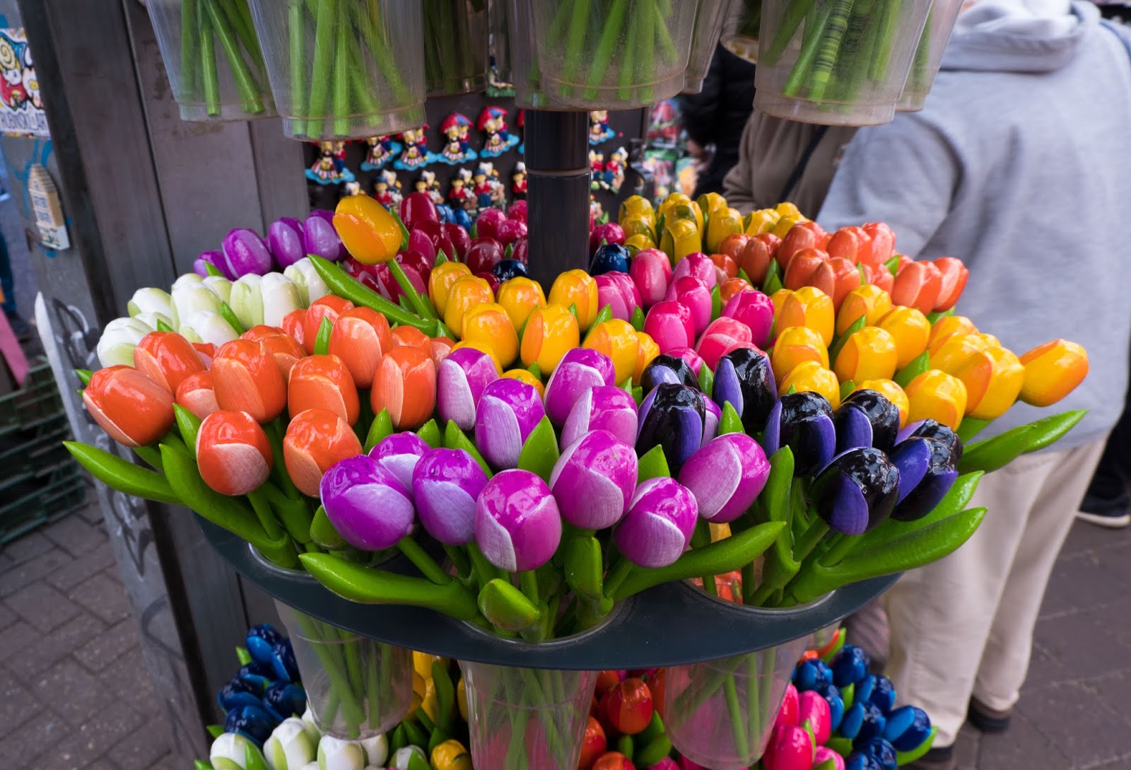 Everlasting tulips at Amsterdam Flower Market