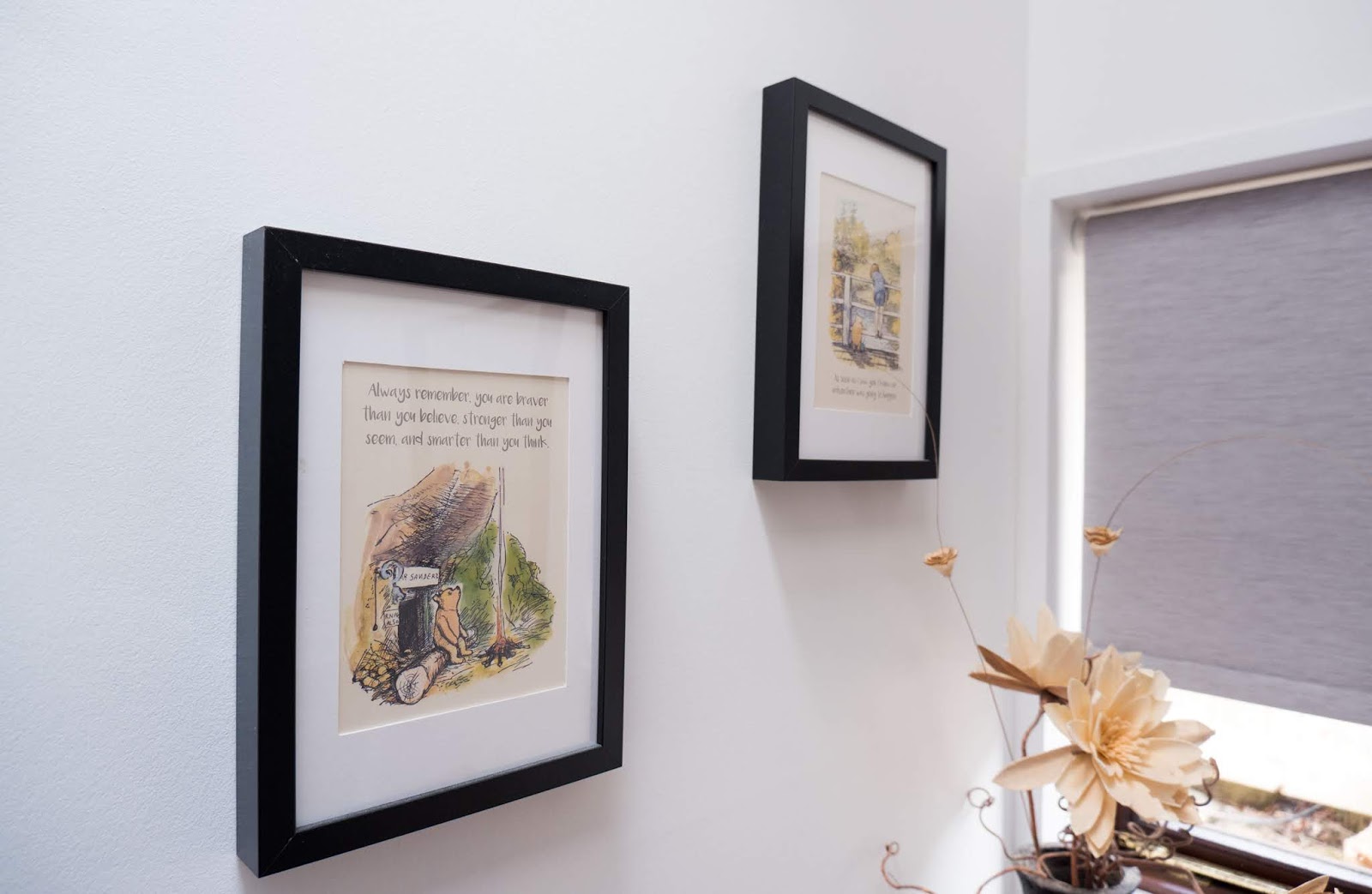 Winnie the Pooh artwork at the Hundred Acre Wood studio