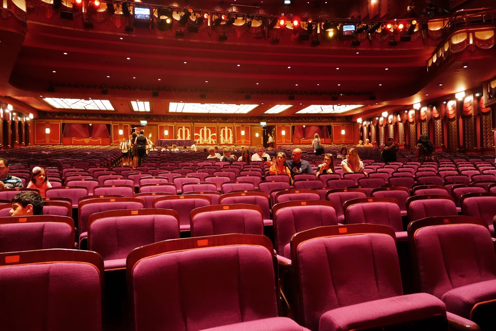 Inside the Aladdin London auditorium