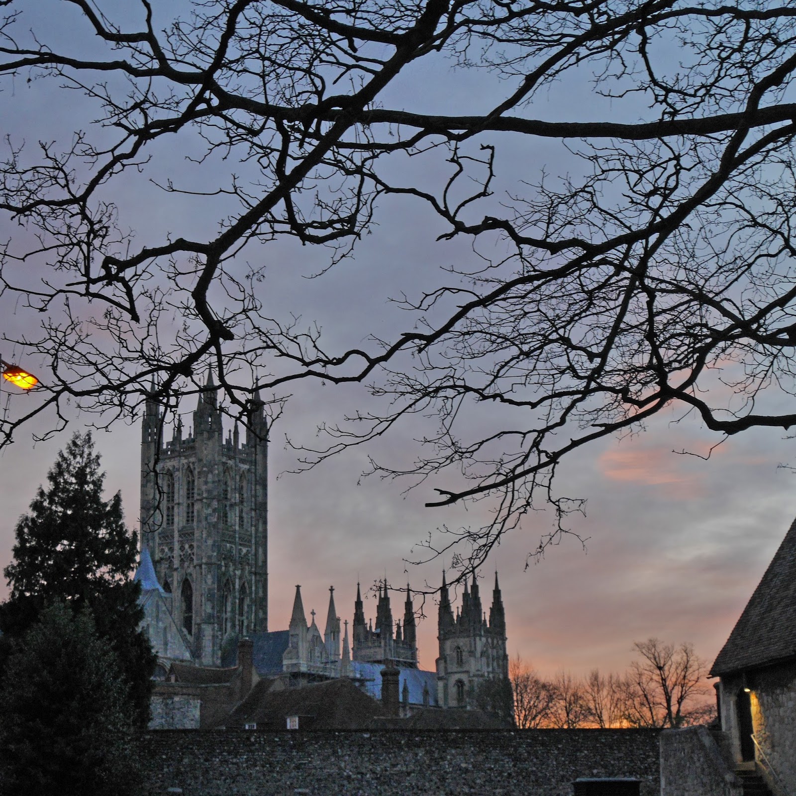 Canterbury Cathedral at sunset