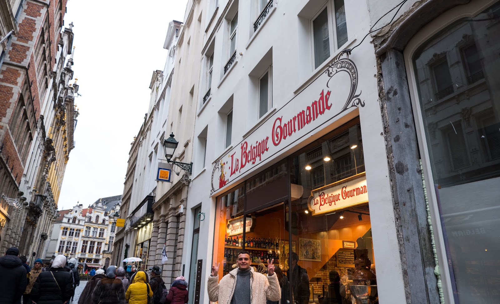 Shops in Brussels, Belgium