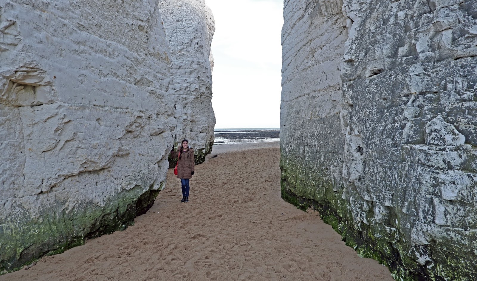 Kat Last exploring Botany Bay, Kent