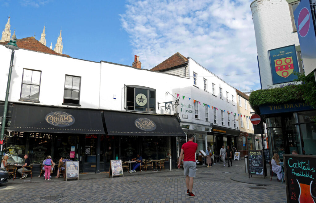 Sun Street in Canterbury, Kent