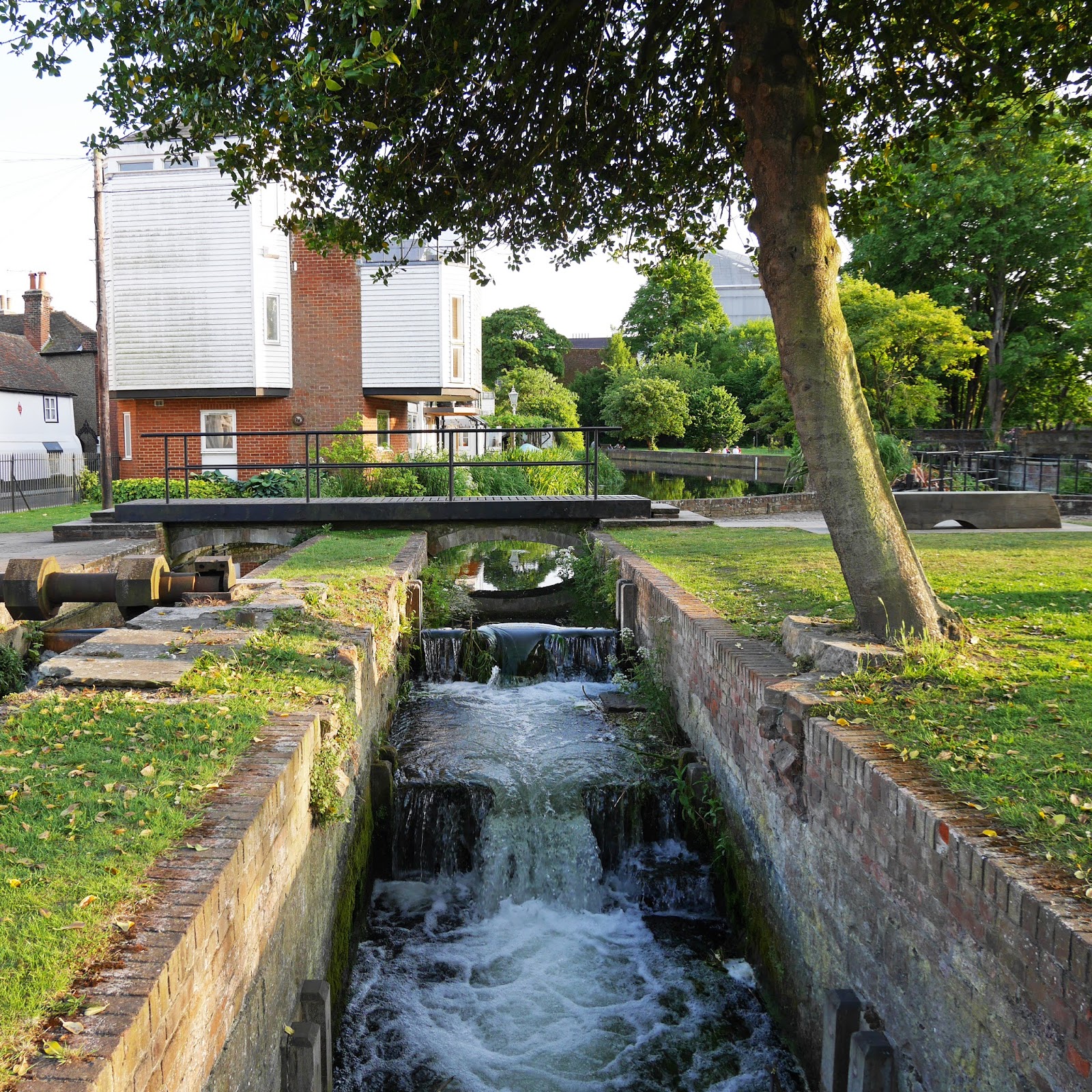 Abbots Mill Garden in Canterbury, Kent