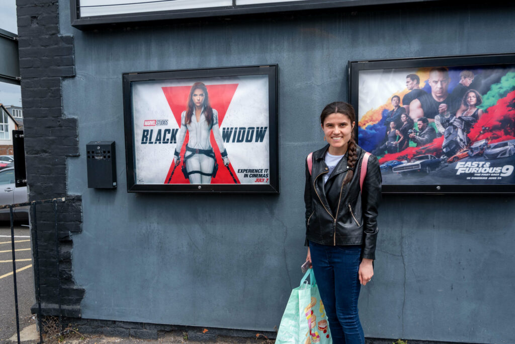 Black Widow at Curzon Cinema in Canterbury, Kent