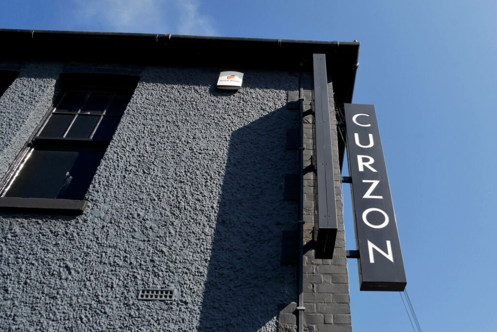 Curzon Cinema sign in Canterbury, Kent