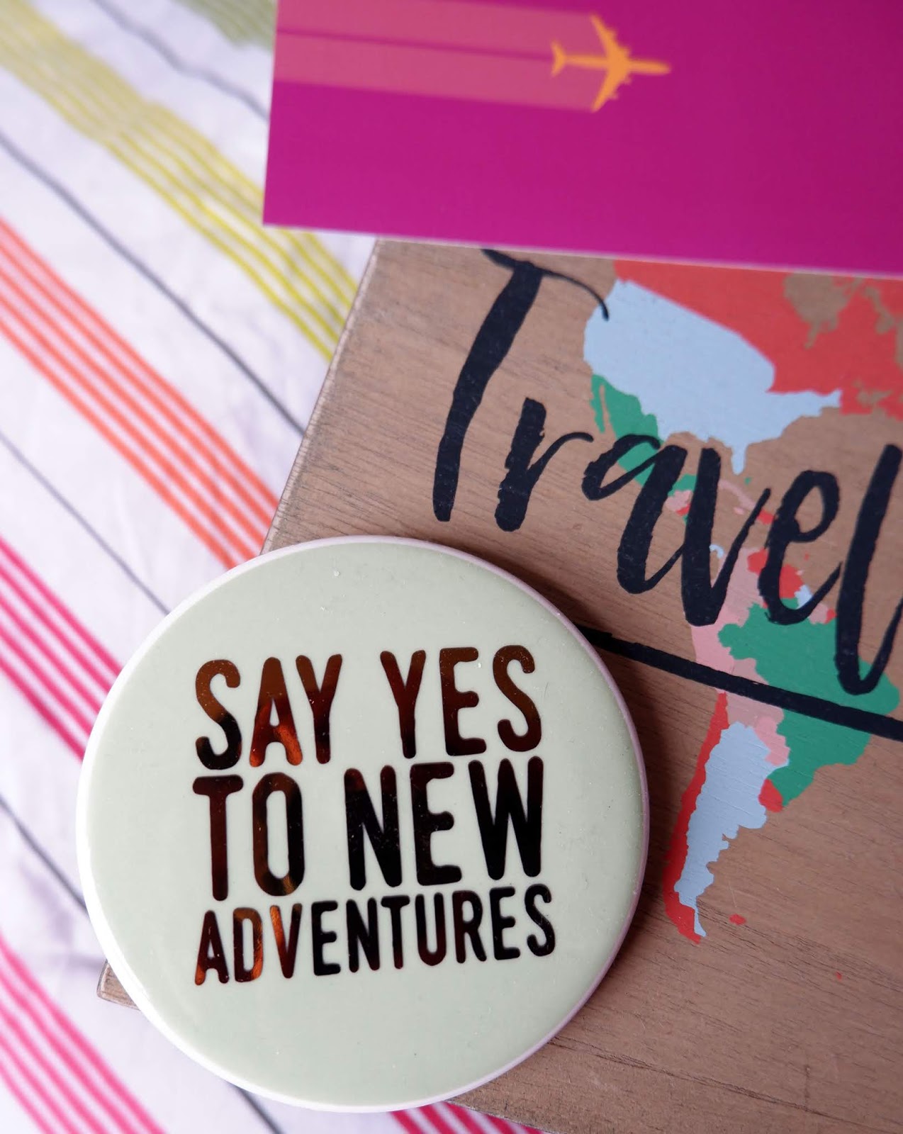 Travel-themed home decor