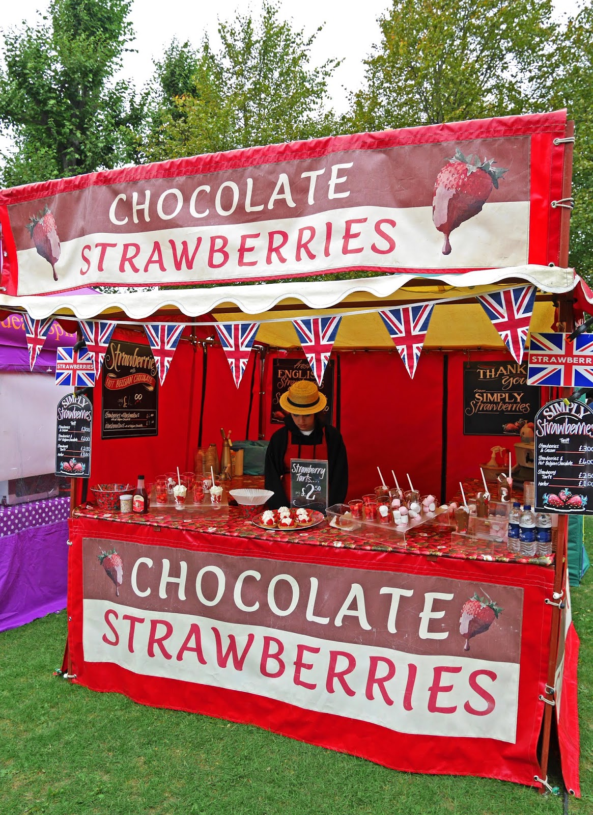 Chocolate Strawberries at the Canterbury Food Festival