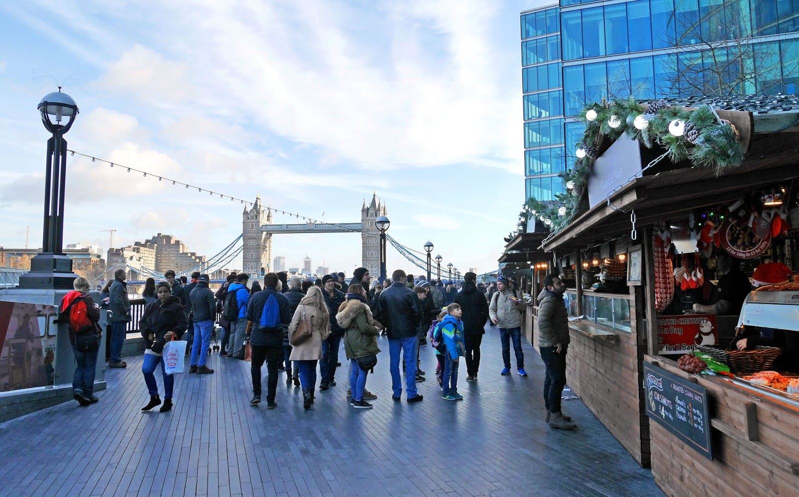 Christmas by the River Christmas Market at London Bridge City, London