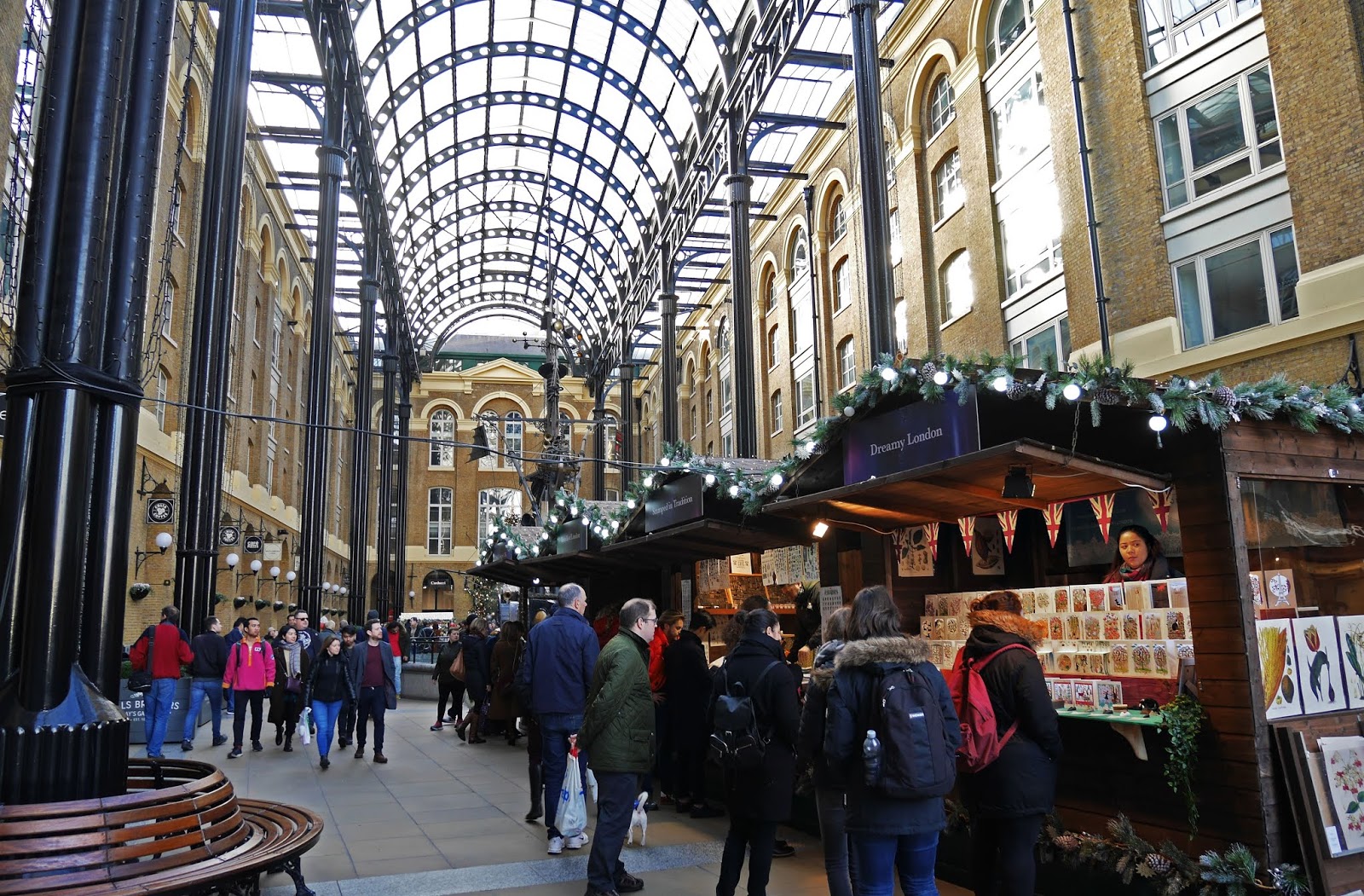 Christmas by the River at Hay's Galleria in London