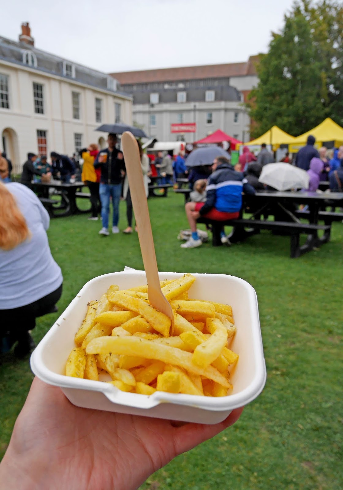 Rosemary fries for lunch at the Canterbury Food Festival