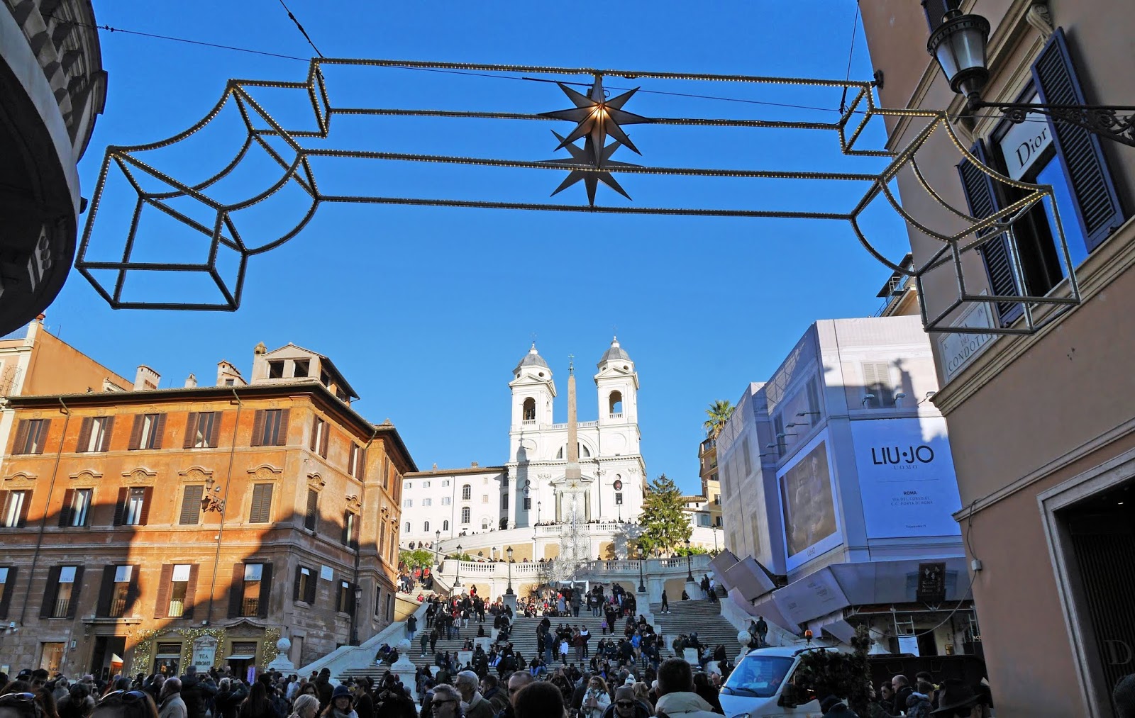 The Spanish Steps in Rome, Italy