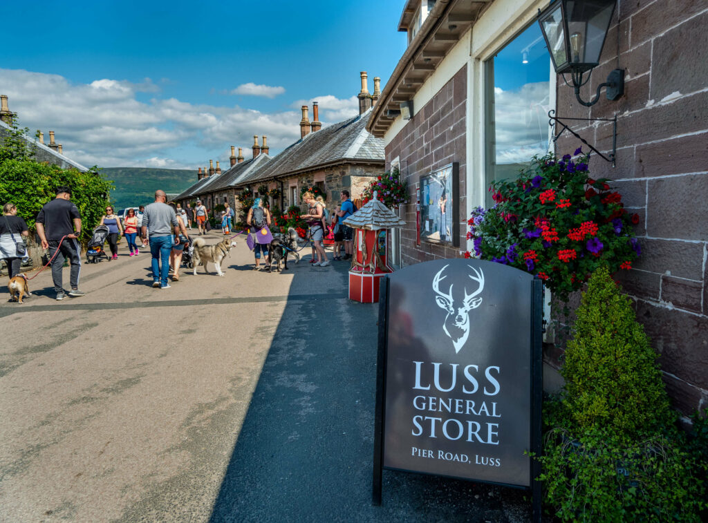 Luss General Store near Loch Lomond, Scotland