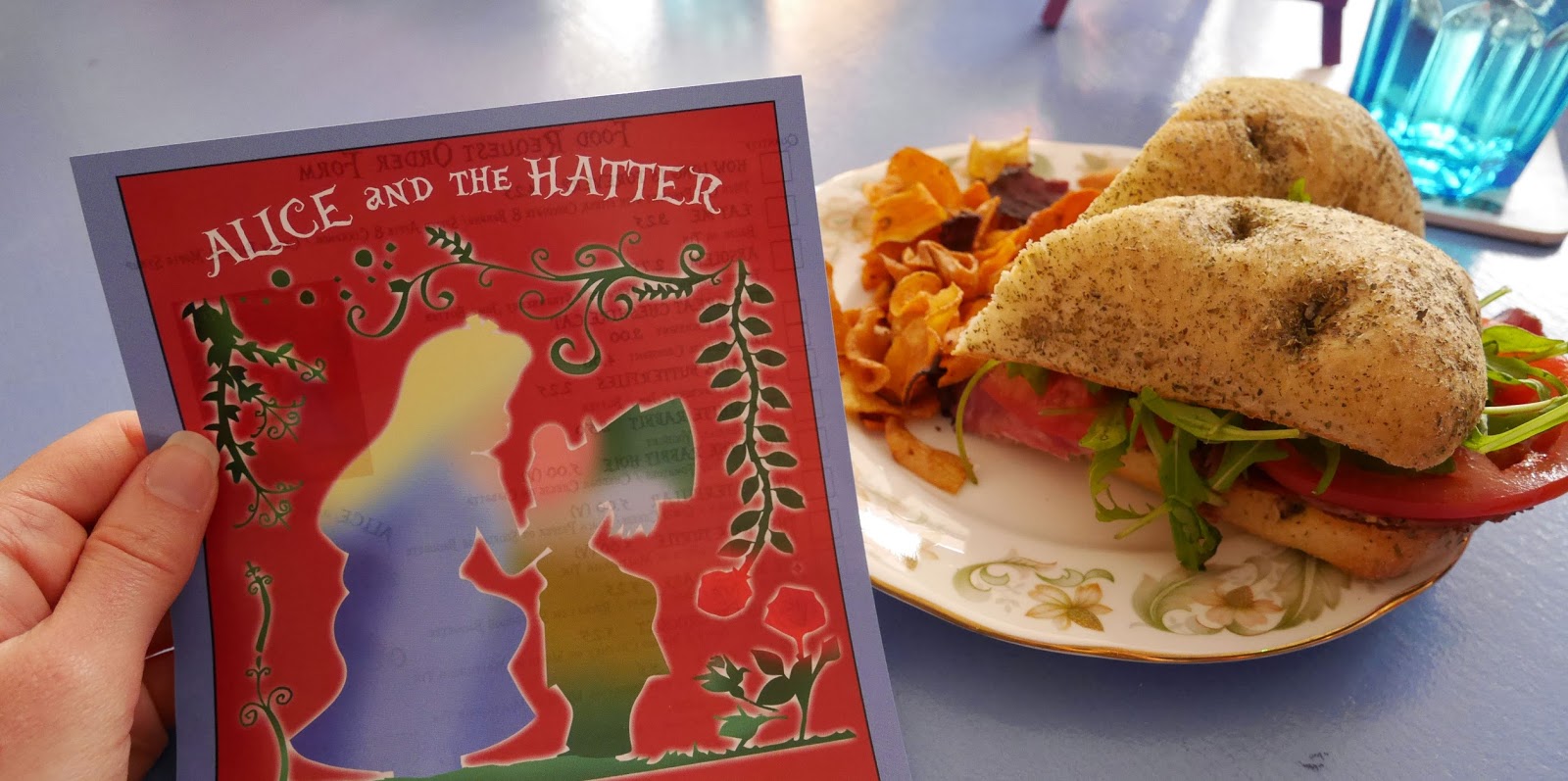 'The Hatter' sandwich at Alice and the Hatter in Canterbury, Kent