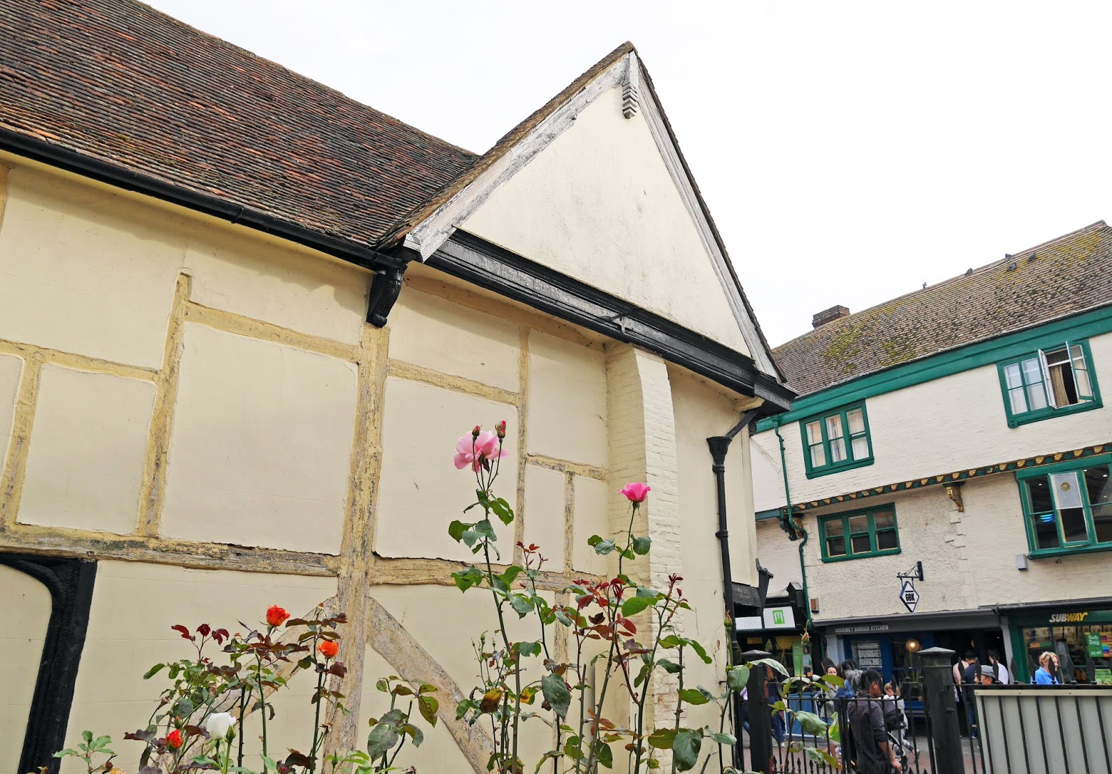 Old buildings on Canterbury high street