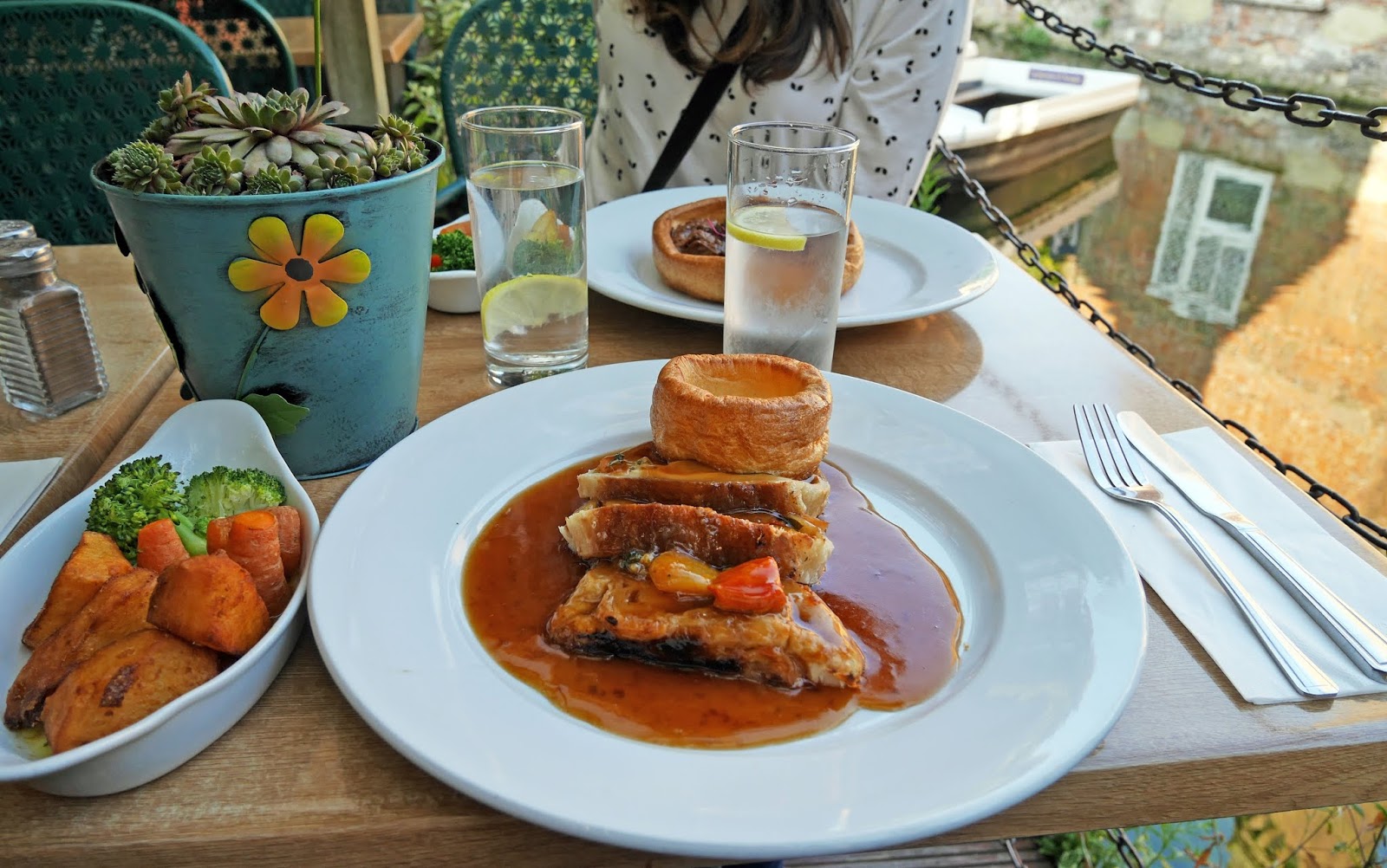 Roast dinner at The Old Weavers Restaurant, Canterbury