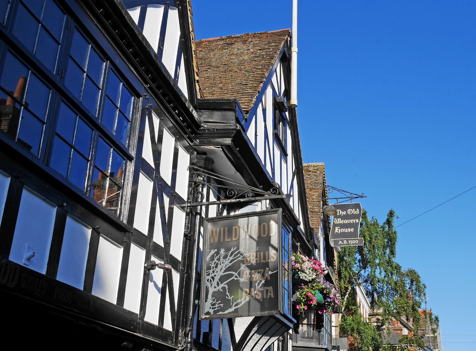 Outside The Old Weavers, Canterbury