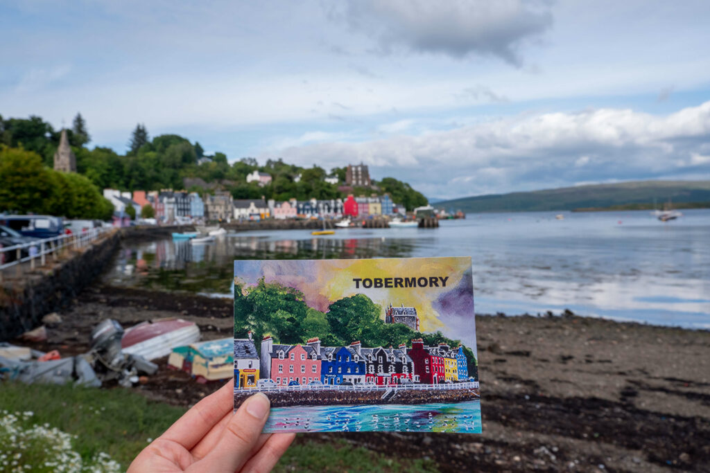 Tobermory postcard, Isle of Mull