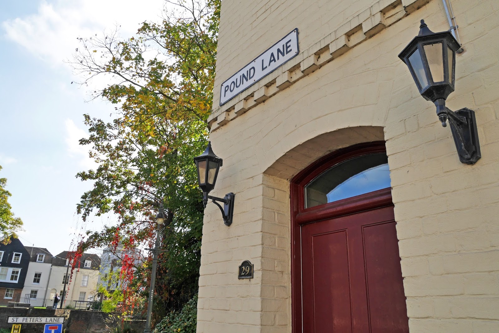 Pound Lane in Autumn