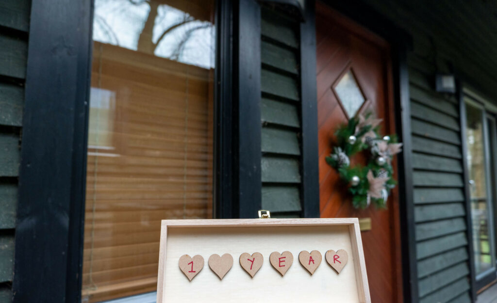 Entrance to our lodge at Broome Park Hotel in Barham, Canterbury