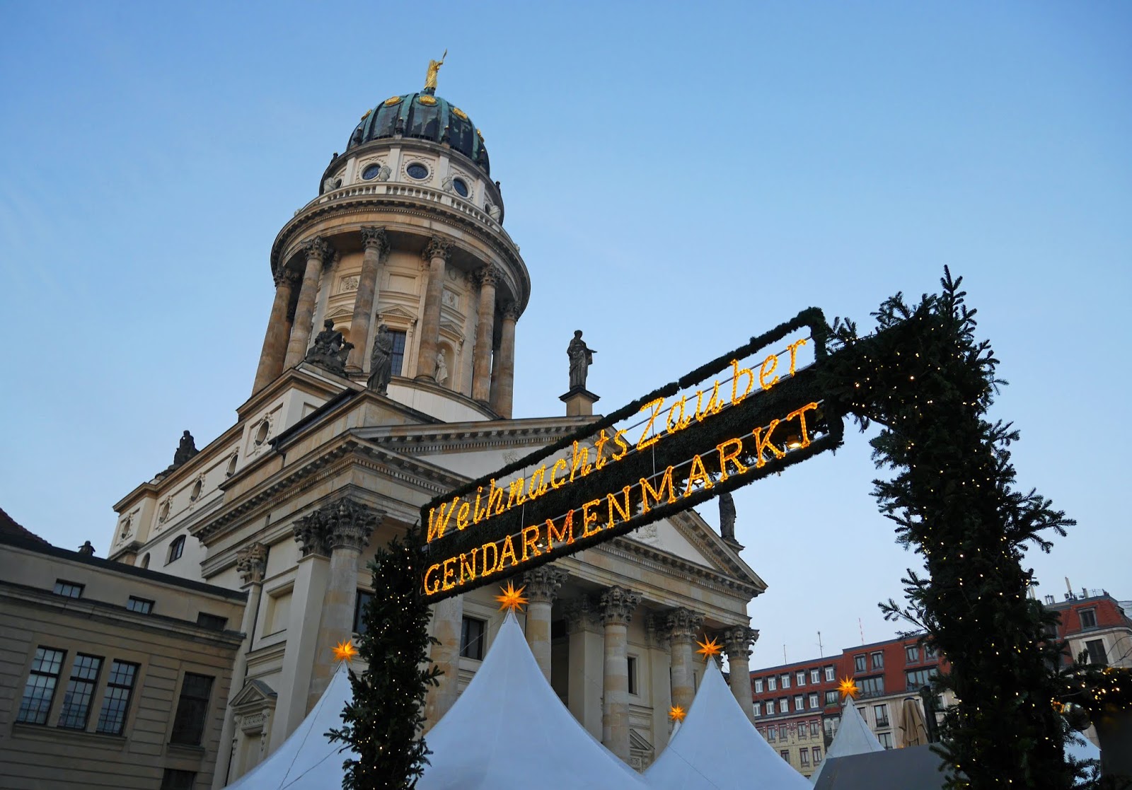 The Christmas Market at the Gendarmenmarkt, Berlin