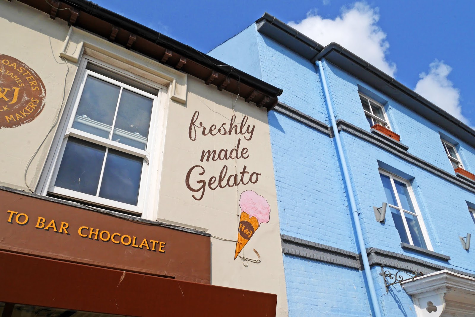 Ice cream shop in Aldeburgh, Suffolk