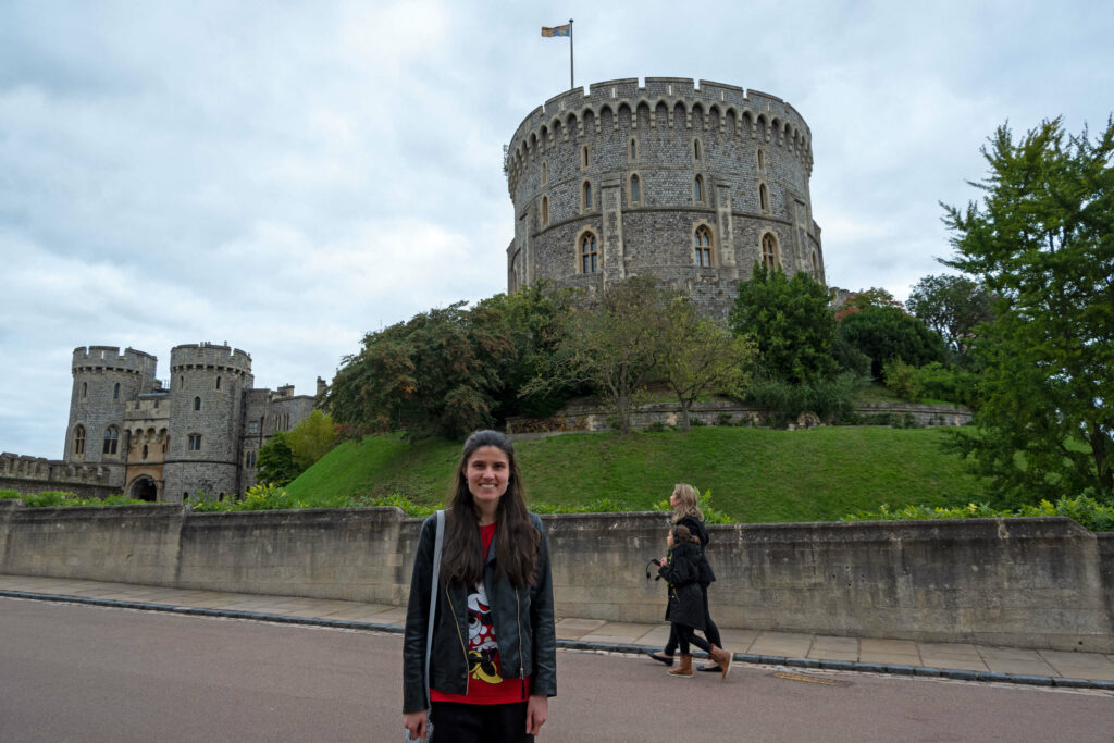 Kat Masterson visiting Windsor Castle