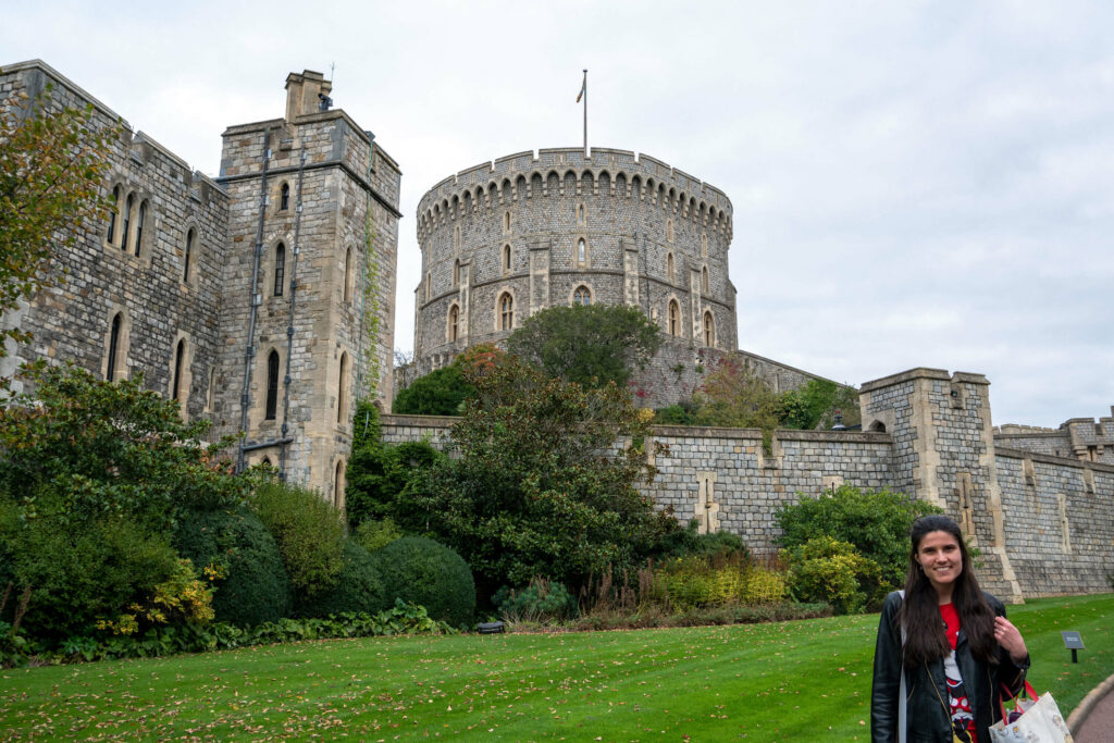 Kat Masterson exploring Windsor Castle