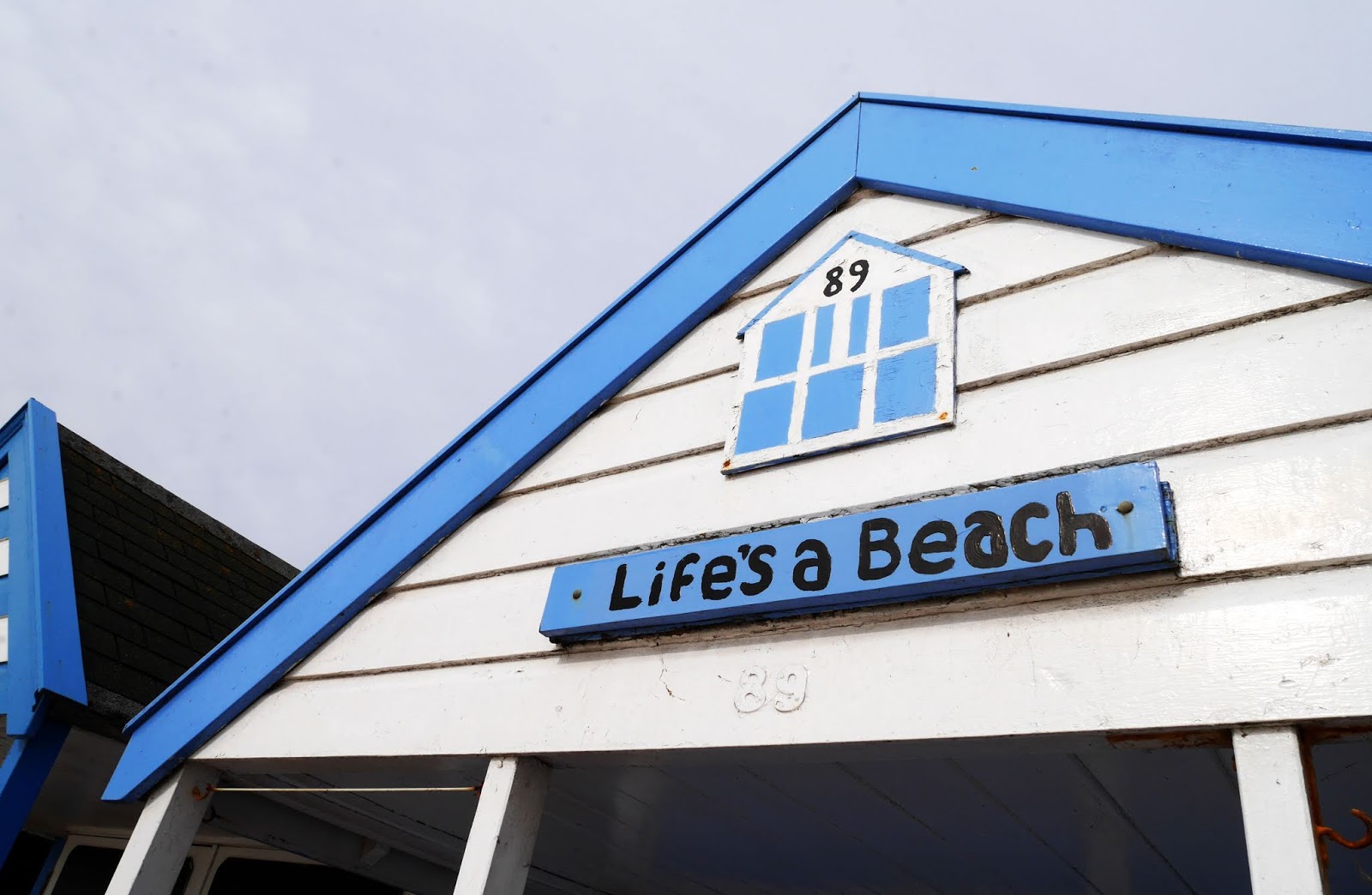 'Life's a Beach' beach hut in Southwold, Suffolk