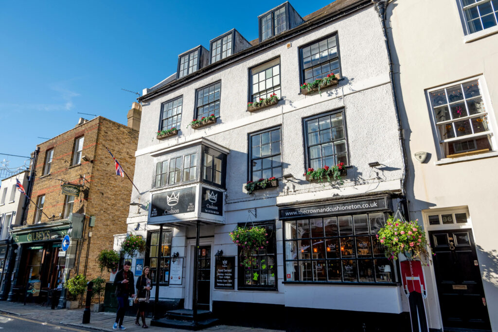 The Crown & Cushion Inn on Eton High Street