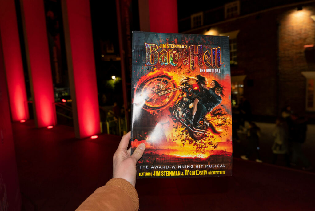 Programme for Bat Out Of Hell at The Marlowe Theatre, Canterbury