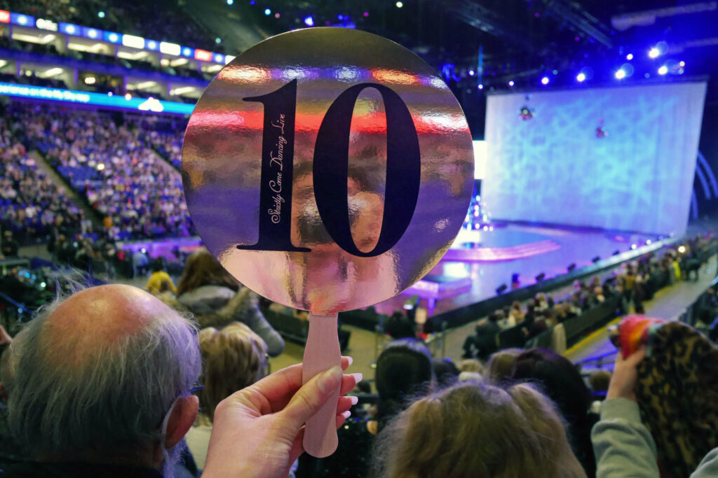 Strictly Come Dancing Live souvenir score paddle