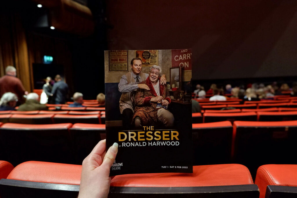 Interval time at The Marlowe Theatre during a performance of The Dresser