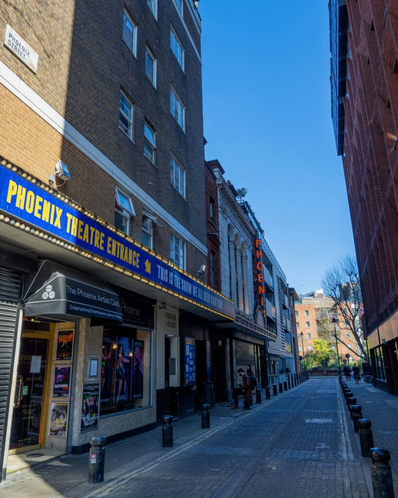 The Phoenix Theatre on Phoenix Street, London