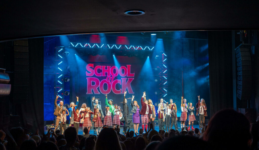 School of Rock finale at The Marlowe Theatre, Canterbury