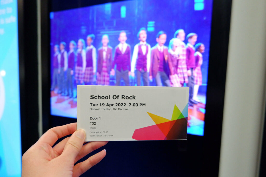 School of Rock the Musical press night ticket, The Marlowe Theatre