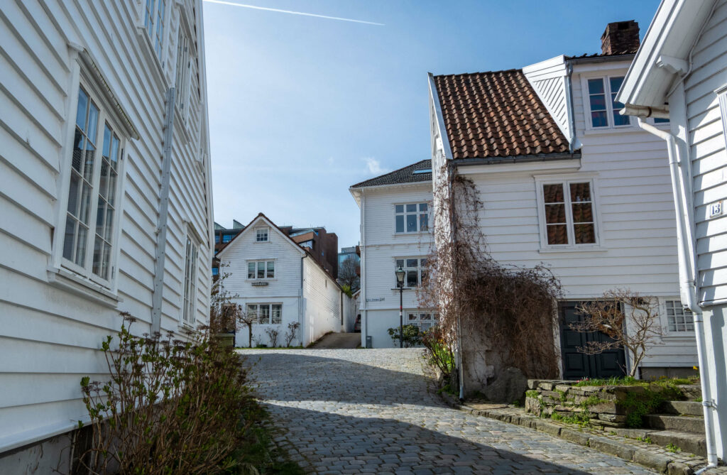 Houses in Gamle Stavanger, Norway
