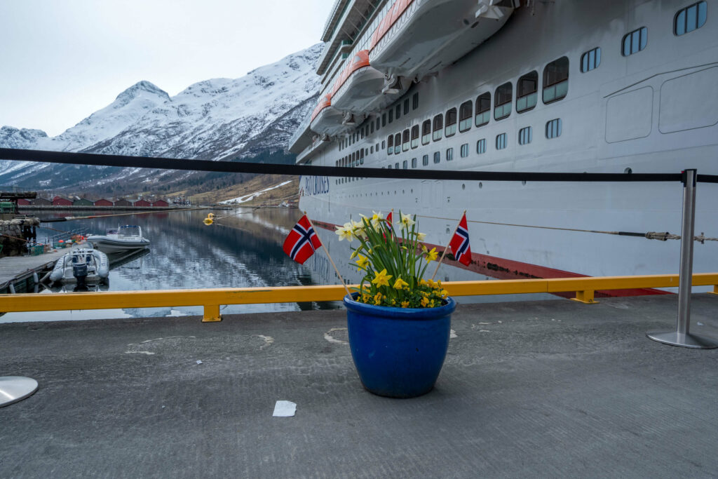 P&O Cruises' Iona in Olden, Norway