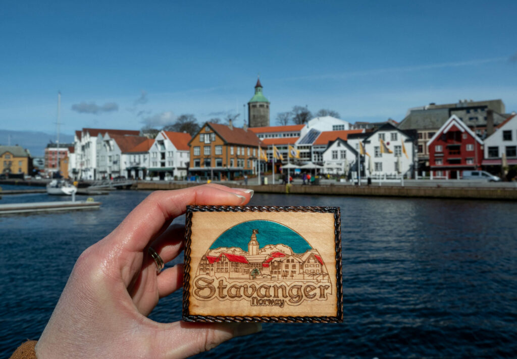 Souvenir box in Stavanger Harbour, Norway