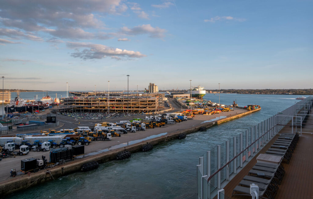 Views of the Port of Southampton from Iona